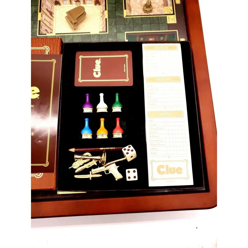 Restoration Hardware Clue Luxury Edition Board Game 2007 3-6 Players Complete